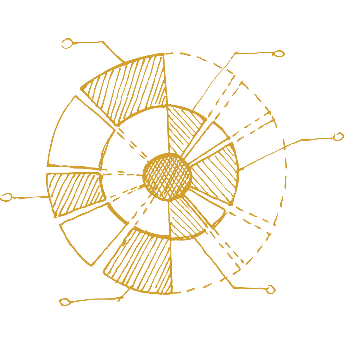 An illustration as a symbol of remote business support services of DSS Services.