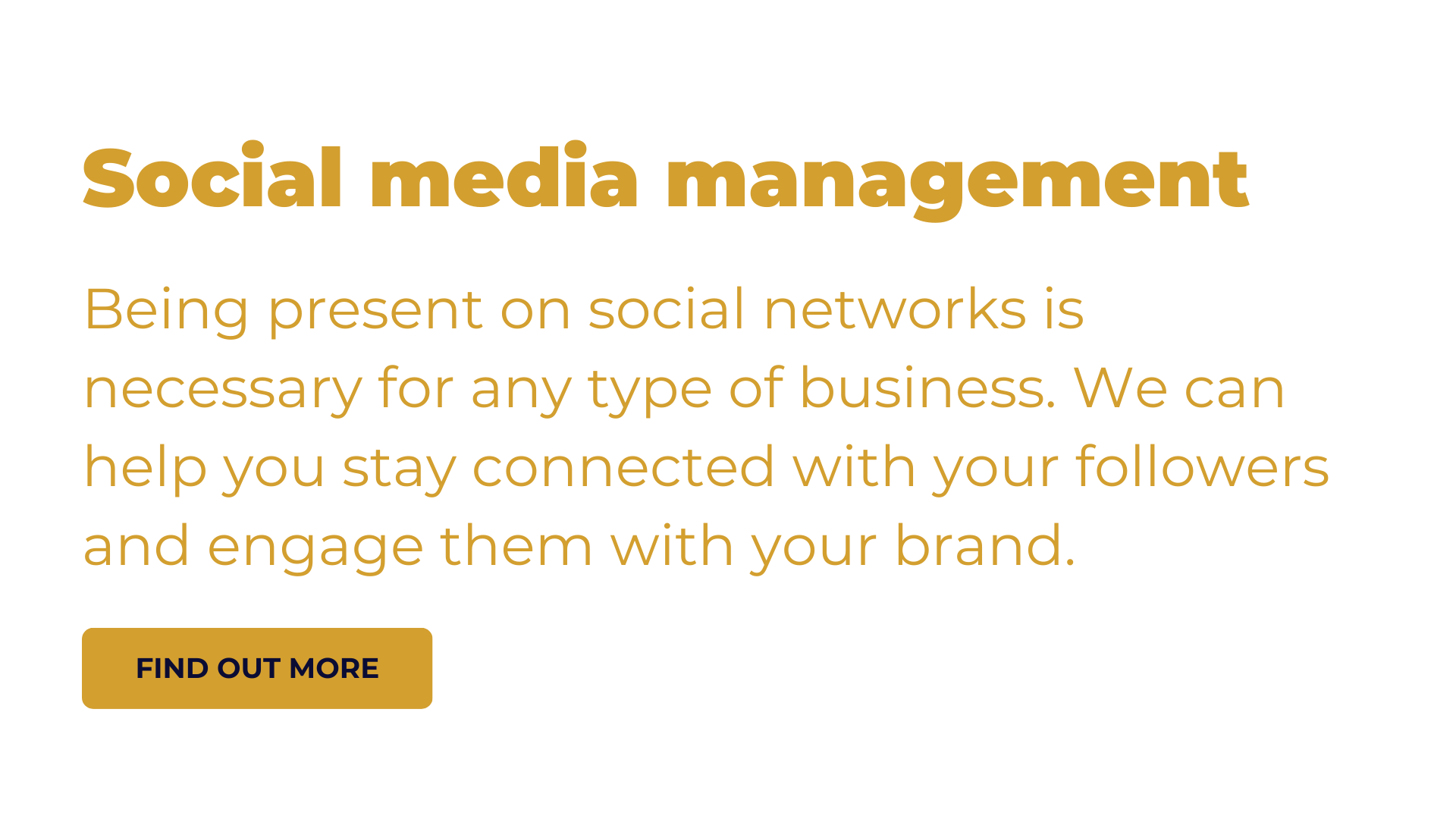 Social media management